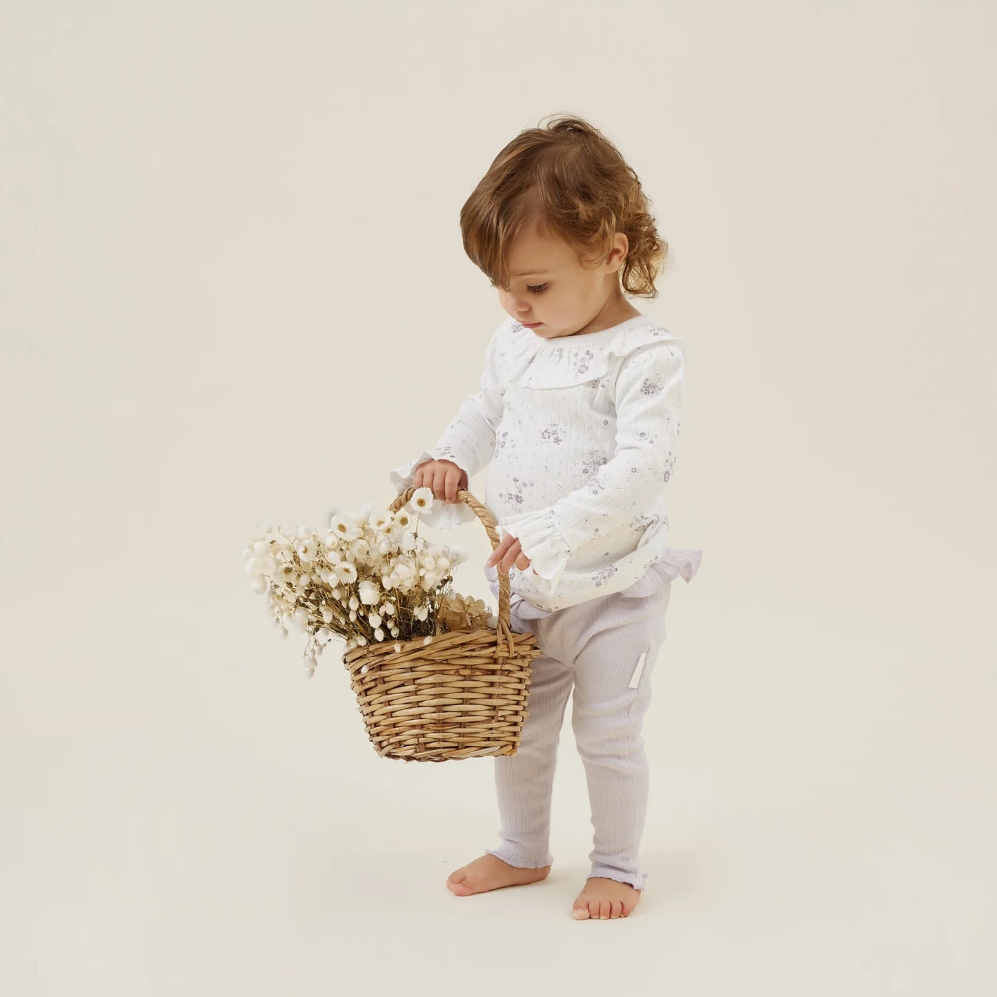 Grace Floral Ruffle Peysa 1 árs