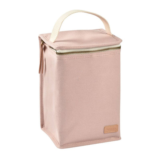 Hitaeinangraður nestis/pela poki - Powder Pink
