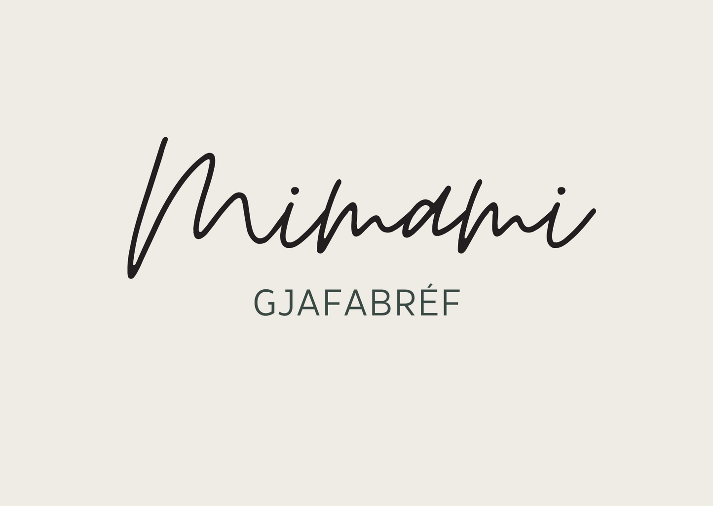 Gjafabréf Mimami